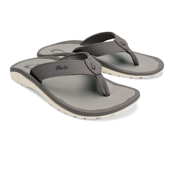 MENS OLUKAI OHANA GRAPHITE/GRAPHITE