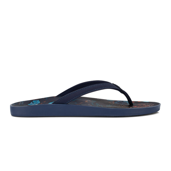 WOMENS OLUKAI PUAWE MIDNIGHT BLUE / BARRIER REEF