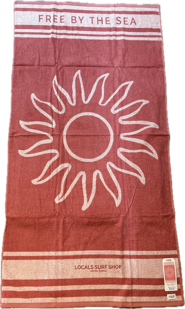 LOCALS SUN DOWN BEACH TOWEL