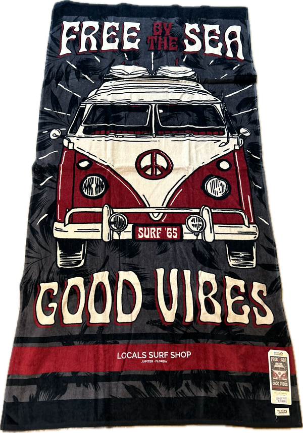 LOCALS COMBI VIBES BEACH TOWEL