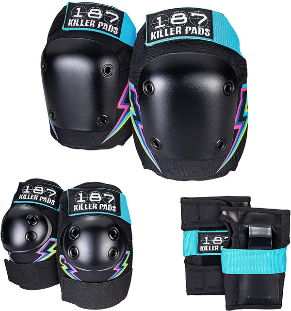 187 JR COMBO KNEE/ELBOW/WRIST PAD SET