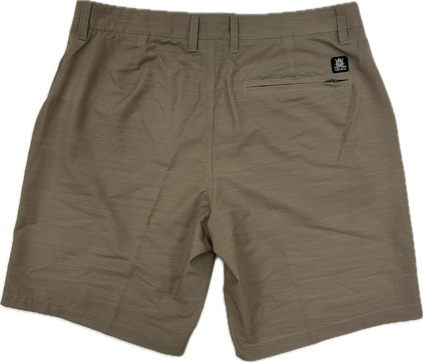 LOCALS HYBRID COASTLINE WALKSHORT 4 WAY STREATCH KHAKI