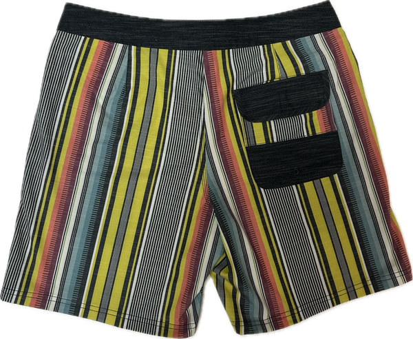 LOCALS MENS TIJUANA BOARDSHORT  WITH BACK VELCRO POCKET PEAR