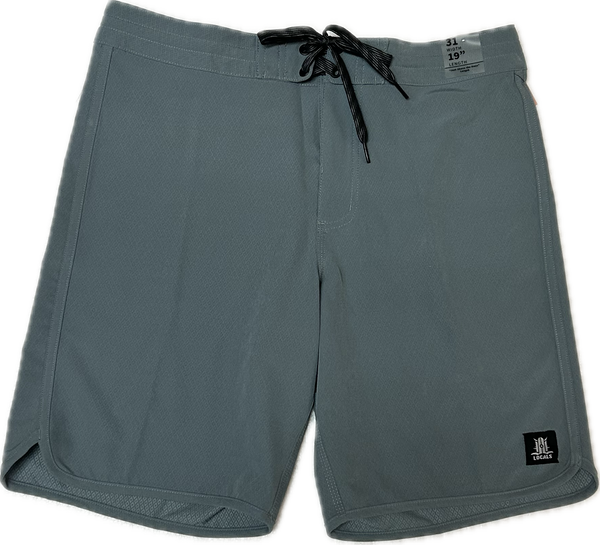 LOCALS DODGE BOARDSHORTS REAR ZIPPERED POCKET LEAD