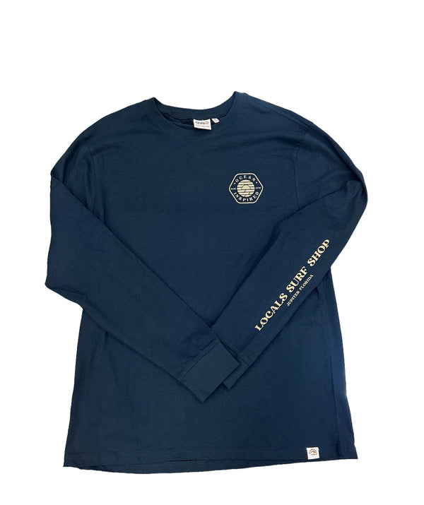 LOCALS MENS HEX WAVE L/S TEE