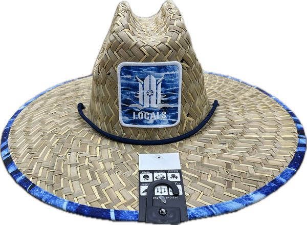 LOCALS EMERGE COBALT STRAW HAT