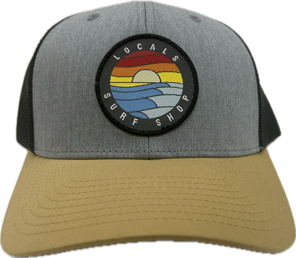 LOCALS SUNRISE CURVED BRIM TRUCKER