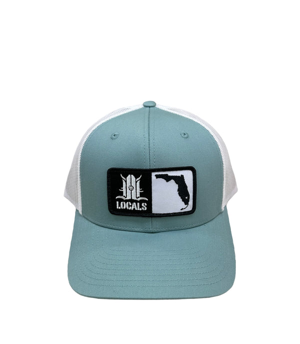 LOCALS FLORIDA BOARDERS CURVED BRIM TRUCKER