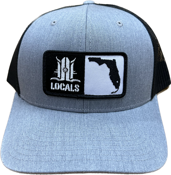 LOCALS FLORIDA BOARDERS CURVED BRIM TRUCKER