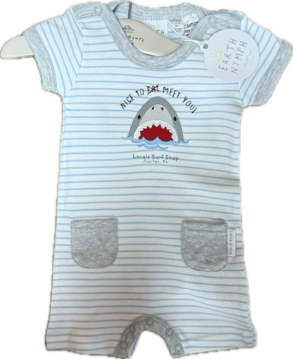 SHARKY BOYS PLAYSUIT