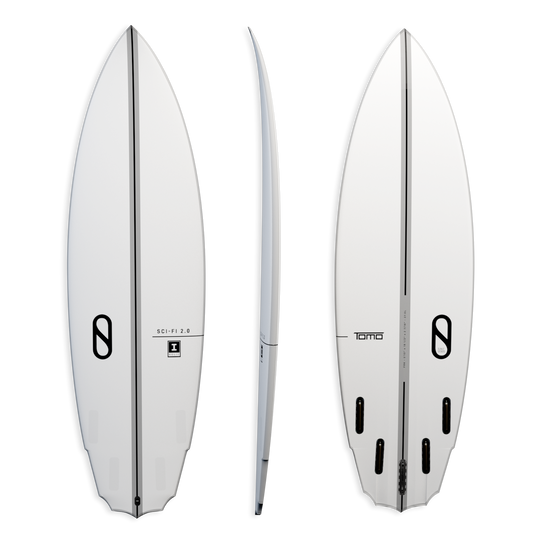 6'2 SLATER DESIGNS SCI-FI 2.0 20 5/8" X 2 13/16" X 38.9L FUTURES