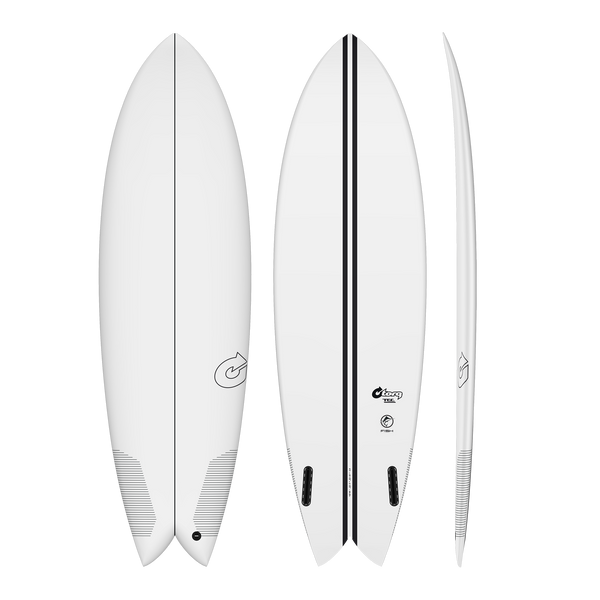 5'10 TORQ TEC FISH 20 1/4” x 2 7/16” 33.8L FUTURES