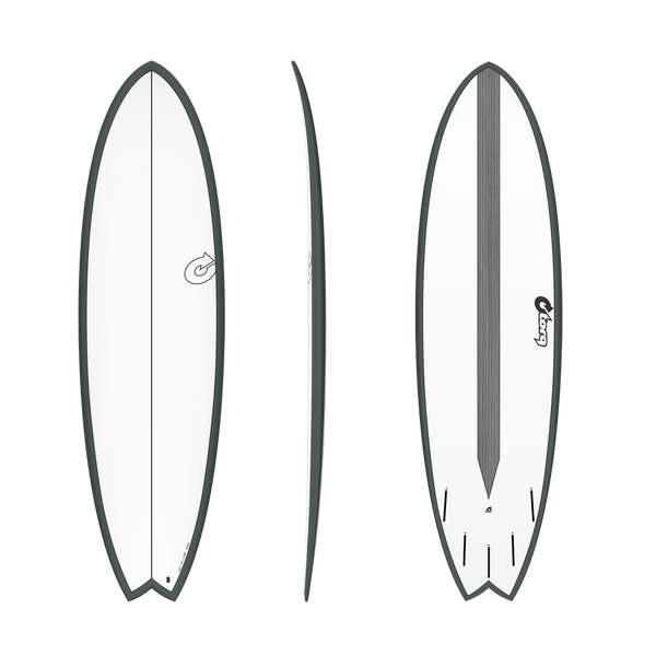 6'3 TORQ FISH 20 1/2” x 2 1/2” 36L FUTURES (GRAPHITE RAILS)