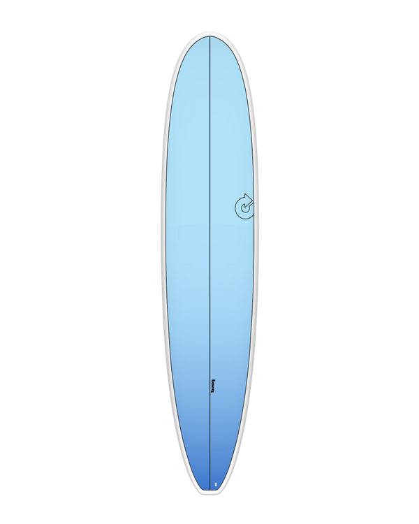 8'0 TORQ LONG LIGHT BLUE FADE DECK 22" x 3" 60L