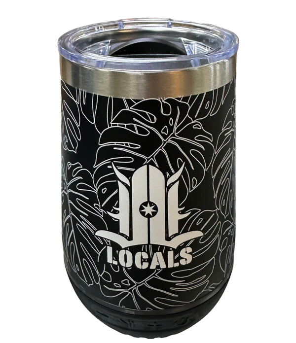 LOCALS KAHALA SPEAKER WINE TUMBLER - BLACK