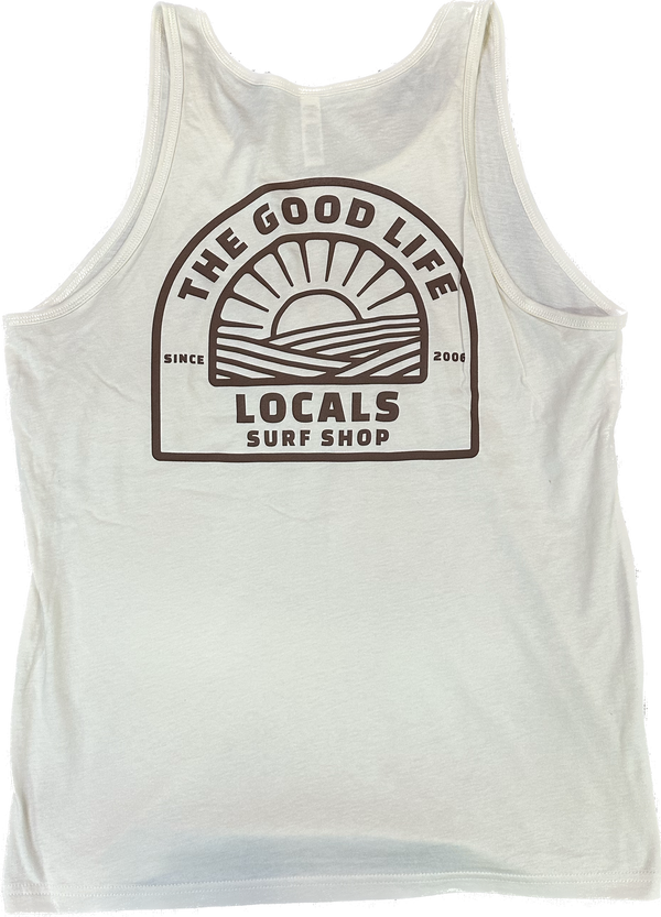 LOCALS GOOD LIFE SUN PATCH TANK NATURAL