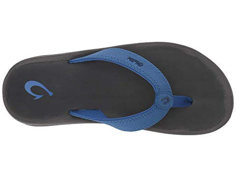 BOYS OLUKAI 'OHAHA  AQUA BLUE/DK SHADOW