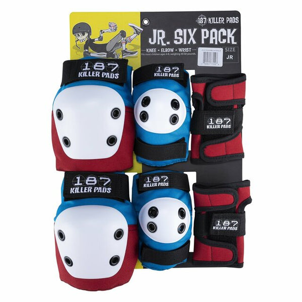 187 JR COMBO KNEE/ELBOW/WRIST PAD SET