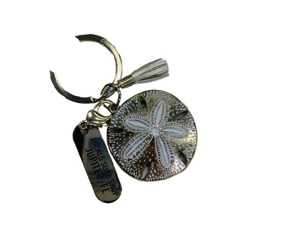 LOCALS SAND DOLLAR KEY CHAIN