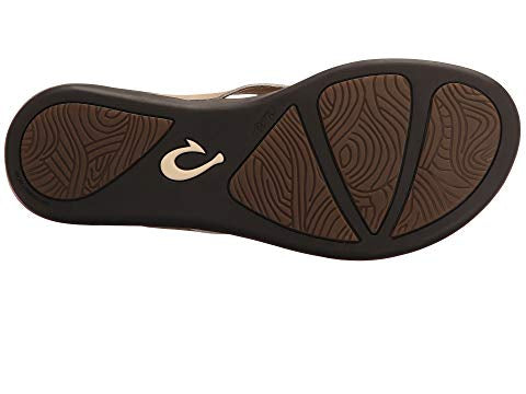 WOMEN’S OLUKAI HO'OPIO LEATHER BUBBLY/DK JAVA