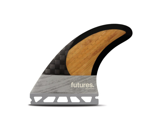 FUTURES V2 RM MEDIUM BLACKSTIX 3.0 THRUSTER BAMBOO/GREY