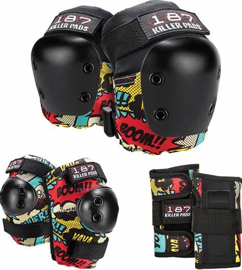 187 JR COMBO KNEE/ELBOW/WRIST PAD SET