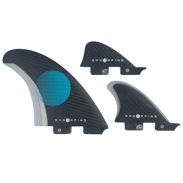 ENDORFINS SLATER KS TWIN + 2 CARBON BLACK/BLUE FCS II