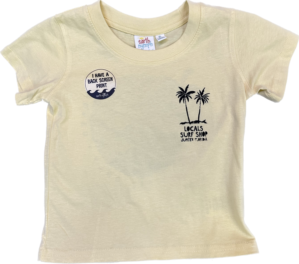 FOREVER STOKED WAVE BOYS TEE LEMON