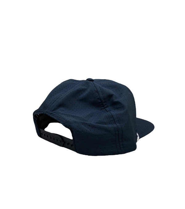 "FEED THE LOCALS" UNSTRUCTURED PINCH FRONT 5 PANEL W/CORD TECH PERF BACK