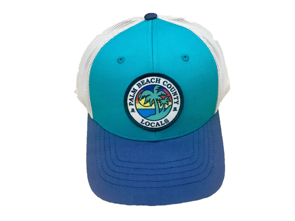 PALM BEACH COUNTY LOCALS KIDS CURVED BILL TRUCKER