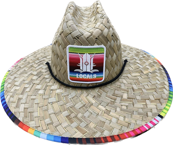 LOCALS CUBE EL BLANKET STRAW HAT