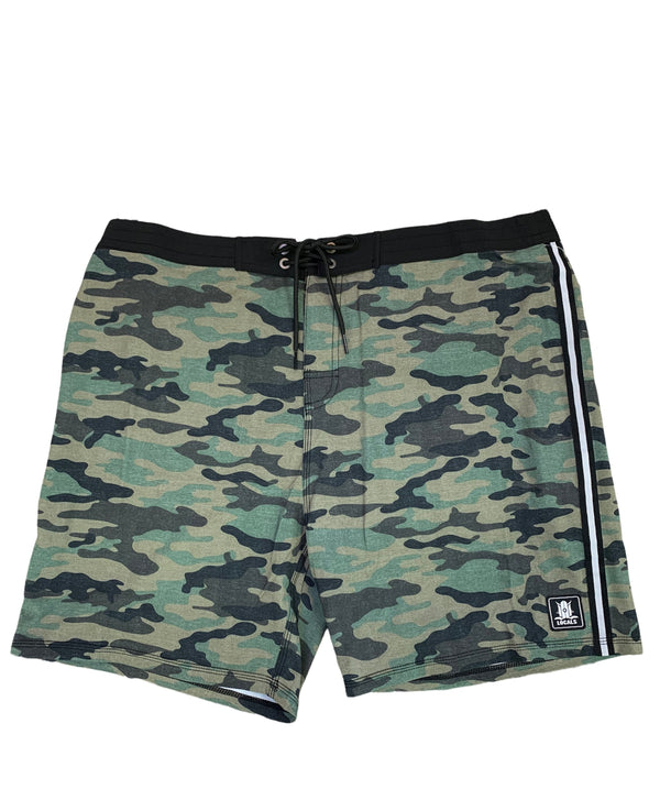 LOCALS RACER BOARDSHORT W/ SIDE RIGHT REAR ZIPPERED POCKET