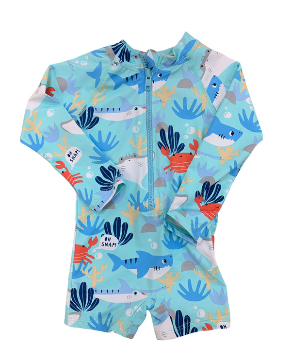 BABY BOY OCEANIC RASH SUIT