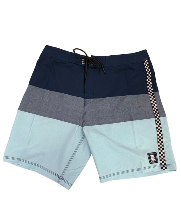 LOCALS RACER BOARDSHORT W/ SIDE RIGHT REAR ZIPPERED POCKET