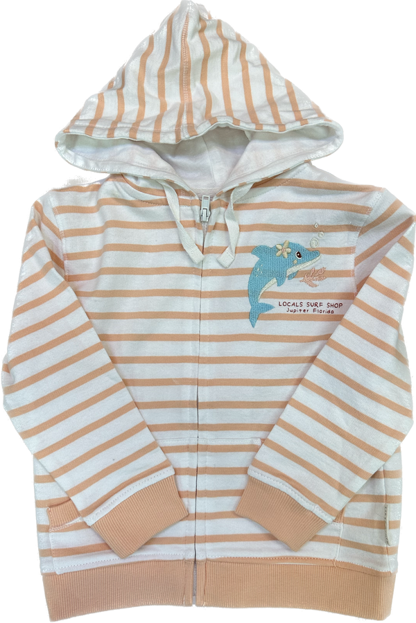 SUMMER DOLPHIN BABY GIRLS HOODY