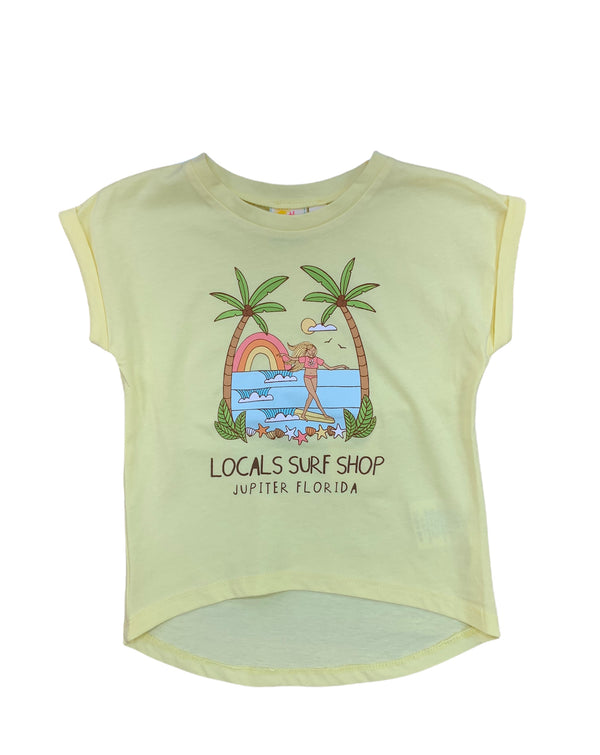 GIRLS T MERMAID SUNSET SURFER