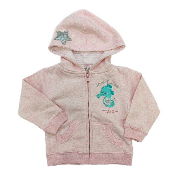 SEAHORSE BABY GIRL HOODY