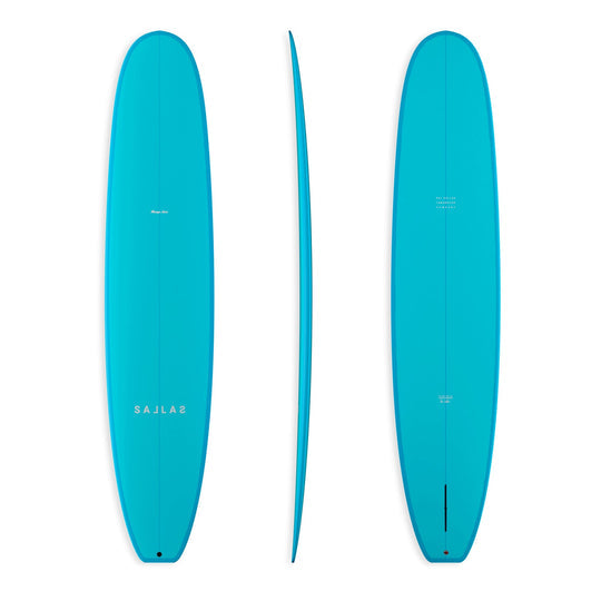 9'4 THUNDERBOLT SILVER MANGO JAM BLUE  23" X 2 3/4" X 68.2L SINGLE FIN