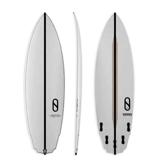 5'1" SLATER DESIGNS SCI-FI 2.0 17 1/2 X 2 1/8 20.6L FUTURES